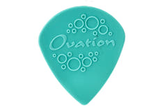 Ovation Diamond Grip Sharp Tip plektrum 0,88 mm, black, 7 st.