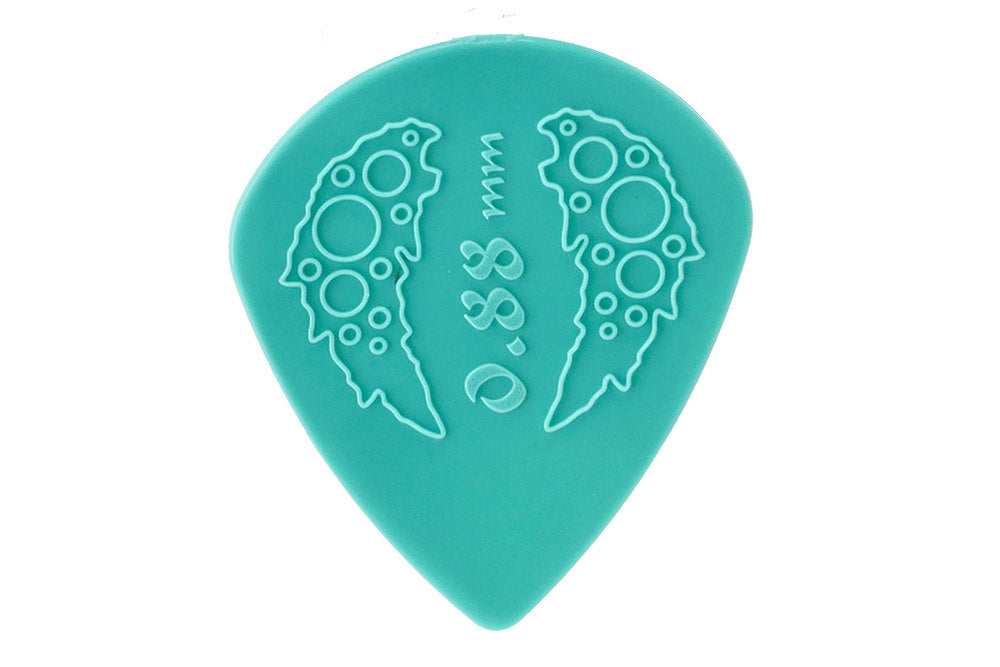 Ovation Diamond Grip Sharp Tip plektrum 0,88 mm, black, 7 st.
