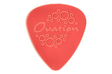 Ovation Diamond Grip Sharp Tip plektrum 0,73 mm, röda, 7 st.