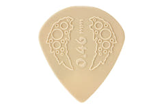 Ovation Diamond Grip Sharp Tip plektrum 0,46 mm, Yellow, 7 st.
