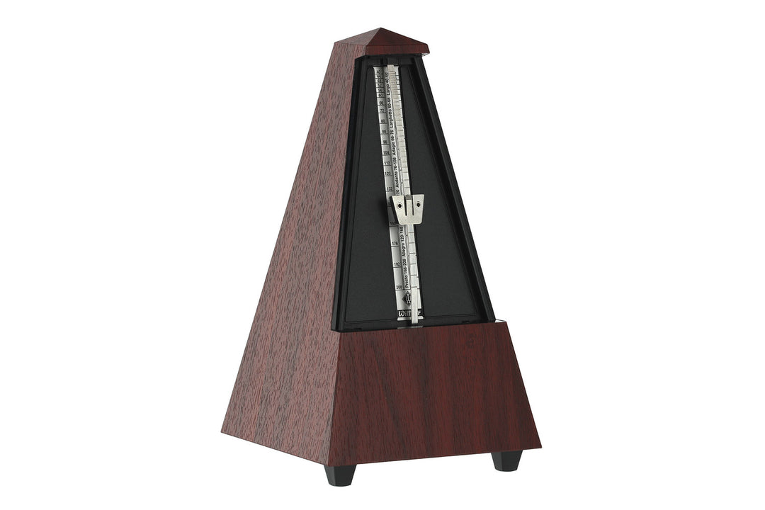 Wittner metronom i pyramidform - mahognymönster 855111