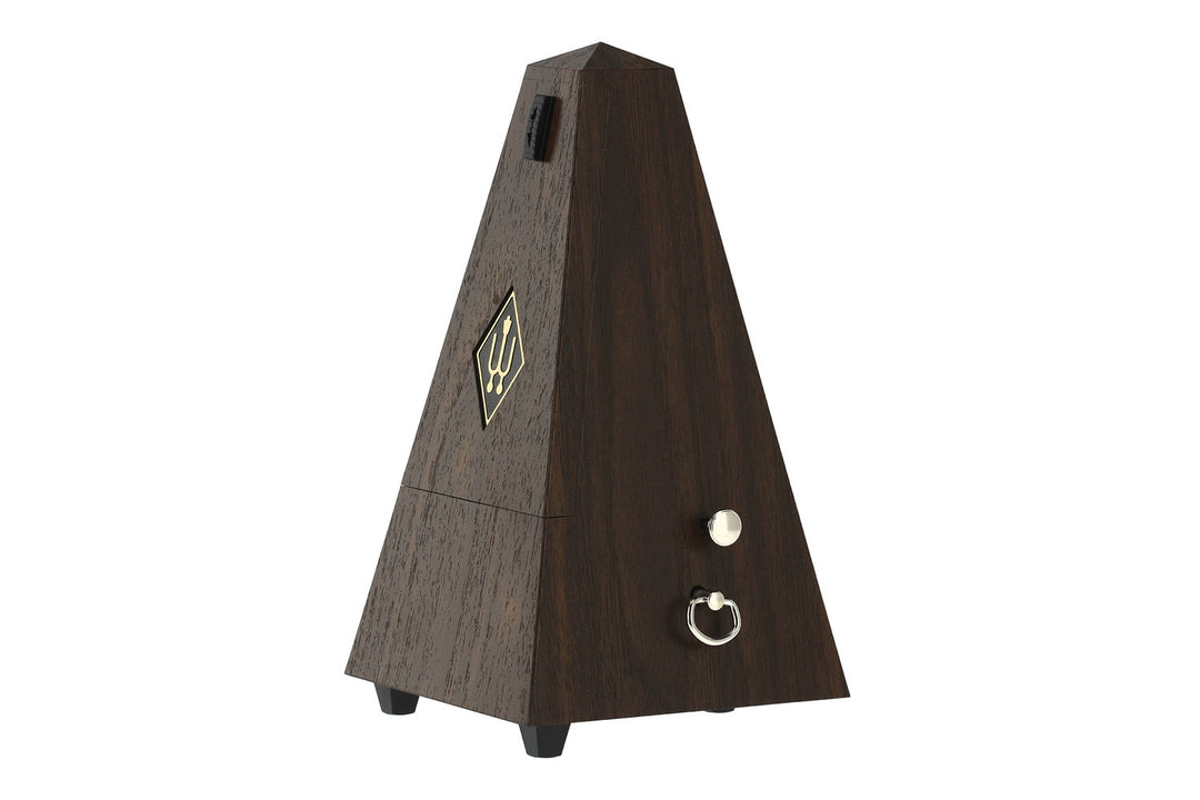 Wittner metronom i pyramidform - valnötsmönster 855131