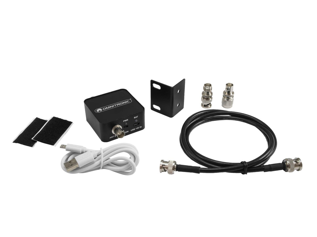OMNITRONIC AAB-10 Aktiv antennförstärkare, batteridriven