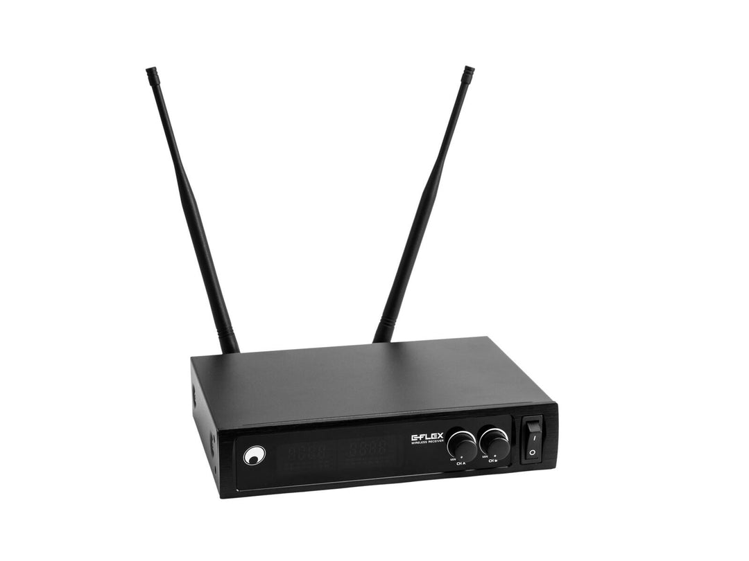 OMNITRONIC UHF E-FLEX 2, trådlöst mikrofonsystem 559-575 MHz