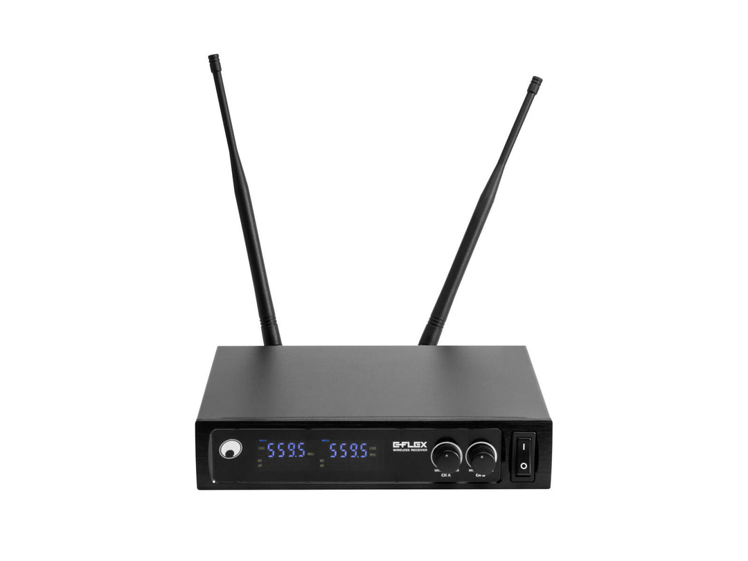 OMNITRONIC UHF E-FLEX 2, trådlöst mikrofonsystem 559-575 MHz