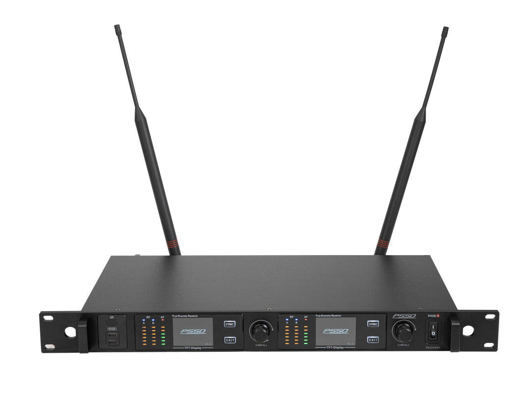 PSSO PXS TWO 2-kanals True Diversity-mottagare 470-510 MHz