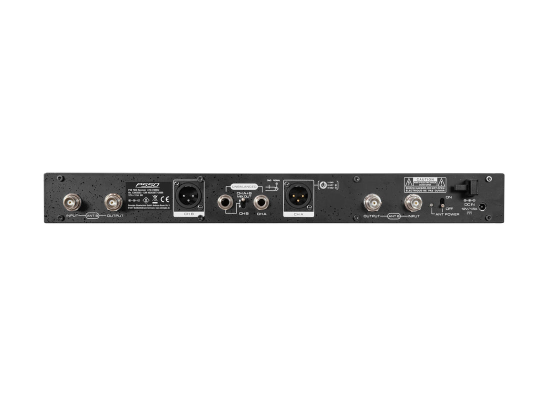 PSSO PXS TWO 2-kanals True Diversity-mottagare 470-510 MHz