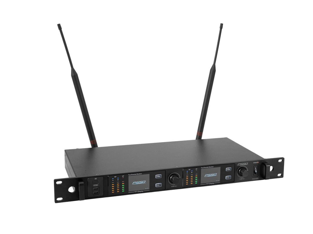 PSSO PXS TWO 2-channel True Diversity Receiver 640-690 MHz