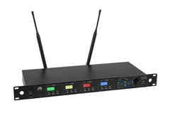 OMNITRONIC UHF-604 4-kanals trådlöst mikrofonsystem 520-554 MHz