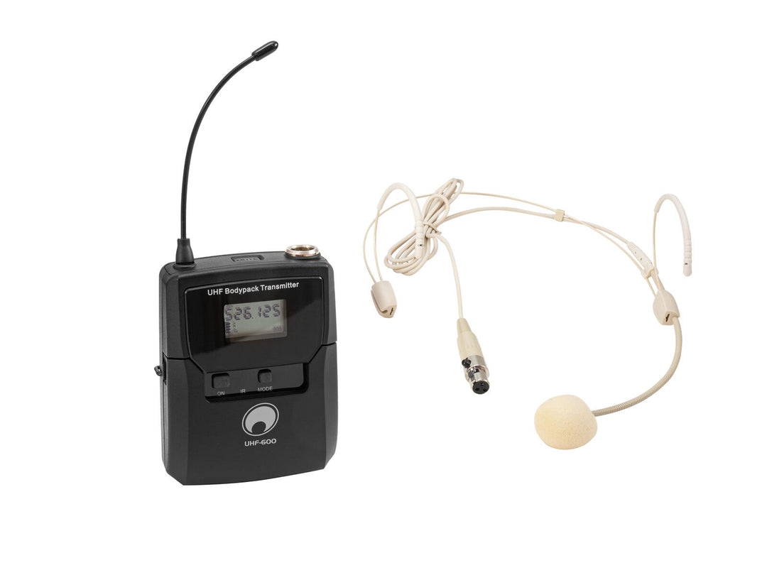 OMNITRONIC UHF-600 bodypack 520–554 MHz