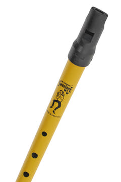 Clarke Sweetone tin whistle i D, gul