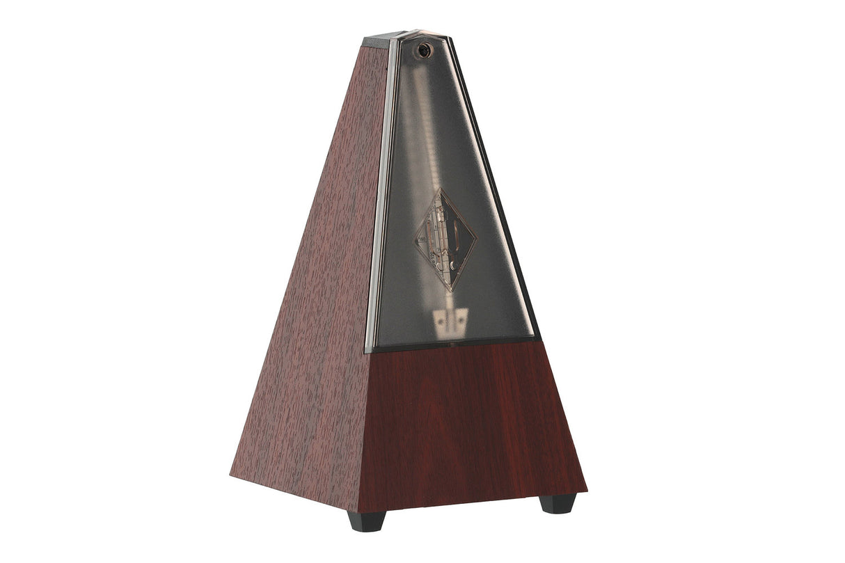 Wittner metronom i pyramidform - mahognymönster 812K