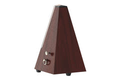 Wittner metronom i pyramidform - mahognymönster 812K