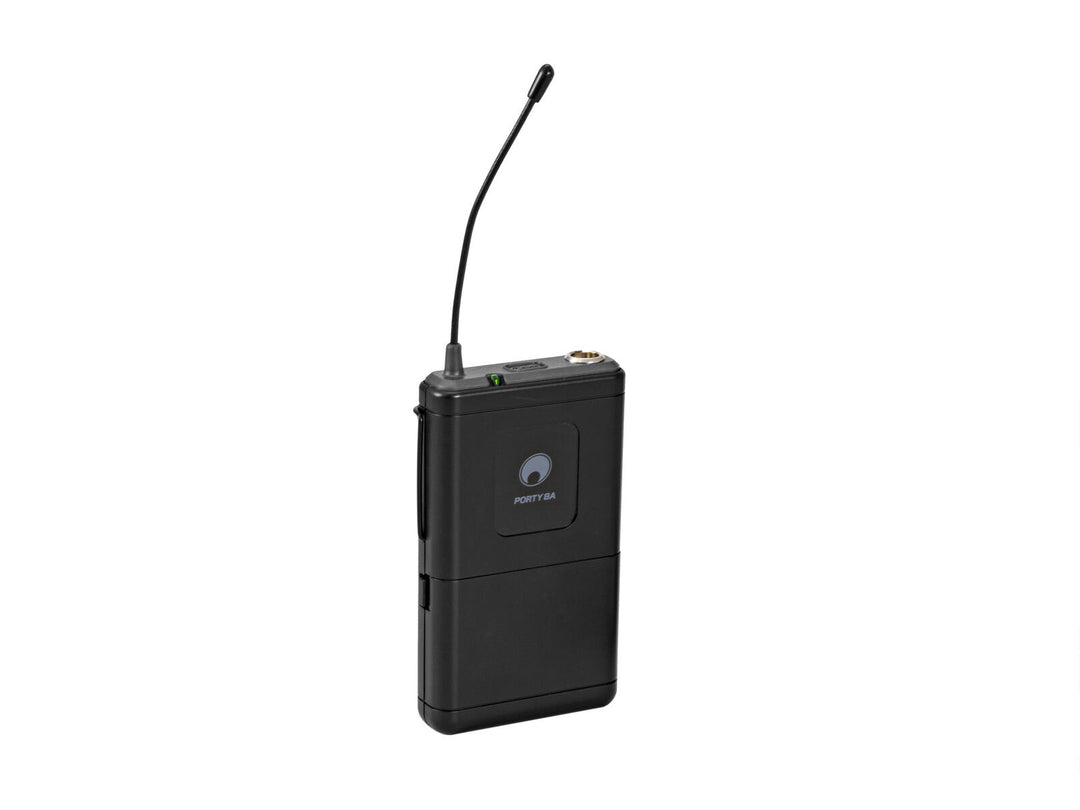 OMNITRONIC PORTY-8A Bodypack + headsetmikrofon 863.1MHz