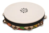 Latin Percussion Tambourine World Beat Single Row with Head - LP7023 (Supertone 10")