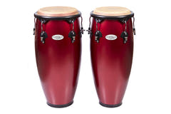 Toca Conga Synergy Wood Conga Set - matt racingröd (2300RRD)
