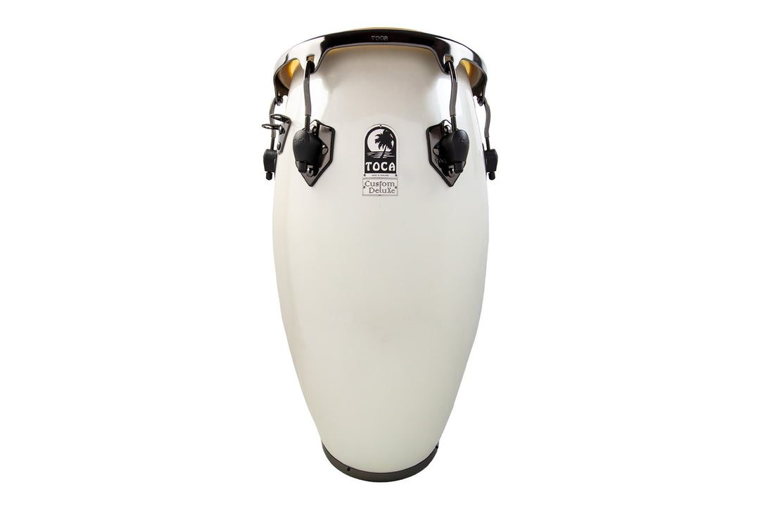 Toca Conga Fiberglass Magarita Blanca, Black Chrome – Tumba (4612-1/2FMB)