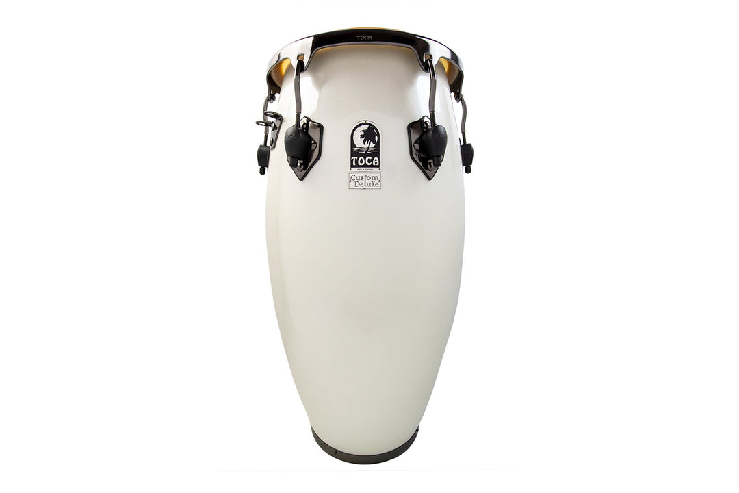 Toca Conga Fiberglass Magarita Blanca, Black Chrome – Conga (4611-3/4FMB)