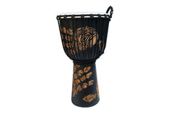 Toca Djembe Street Series Carved Hand Print - 12" (TSSDJ-LHP)