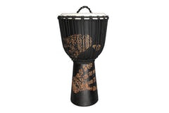 Toca Djembe Street Series Carved Hand Print – Supertone 10" (TSSDJ-MHP)