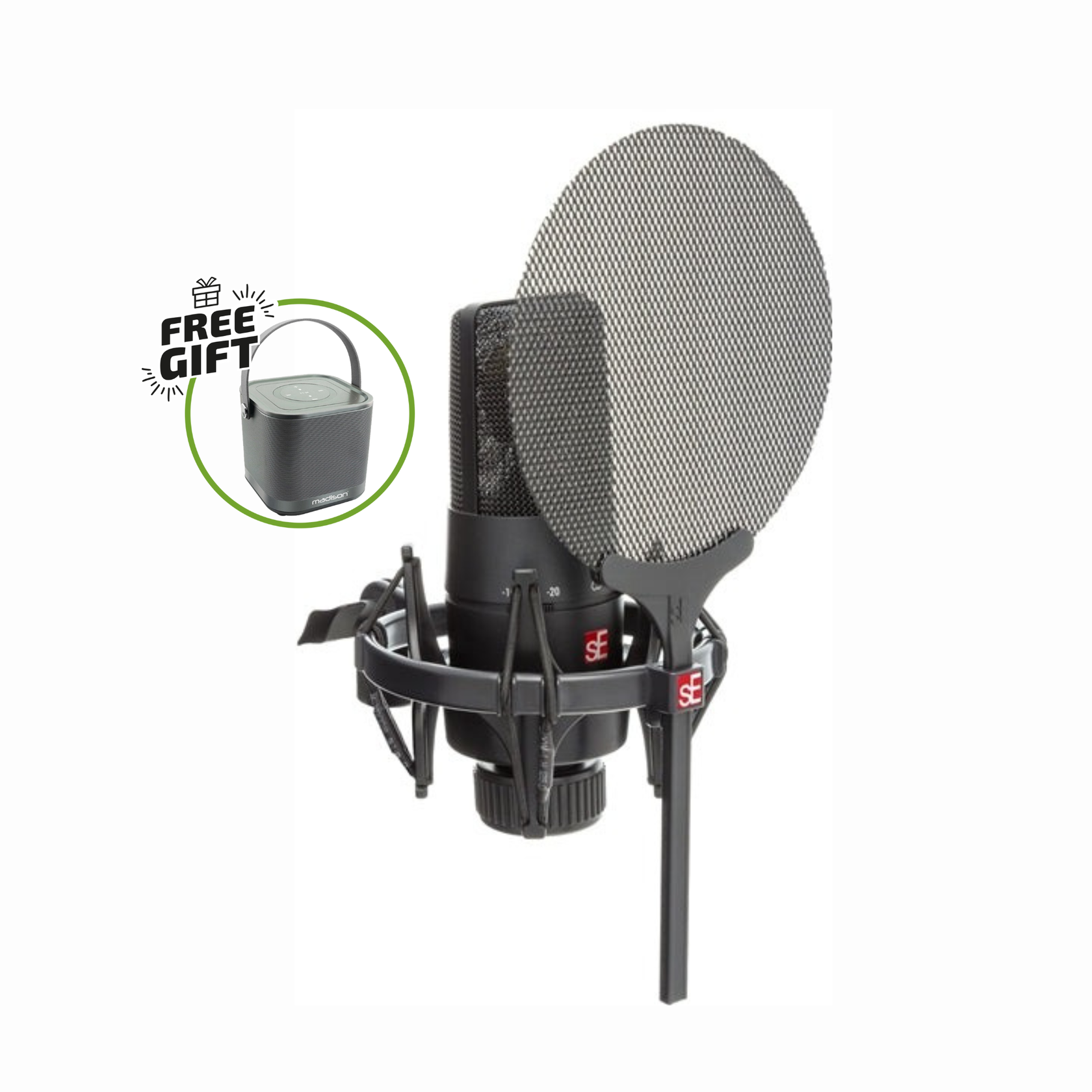 sE Electronics X1S Studiomikrofon (Vocal Pack) + Gratis Gåva