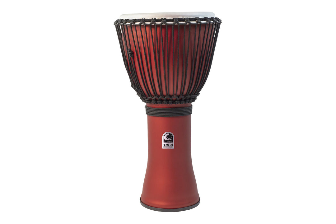 Toca Djembe Freestyle Repstämda - matt racingröd (SFDJ-10RR)