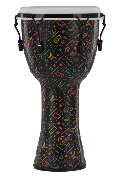 GEWA Liberty Series djembe 12", mekanisk stämning, motiv Crazy Neon