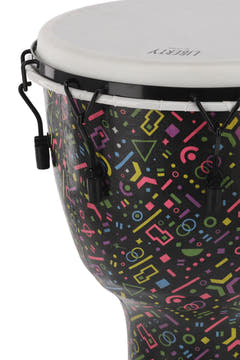 GEWA Djembé Liberty Series mekaniskt stämd - 14" galna neon