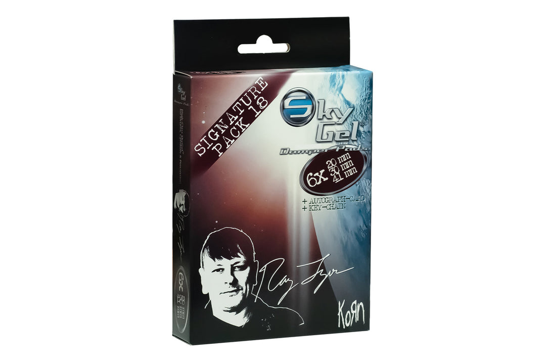 SKY Music dämppads Signature Edition Ray Luzier - vinröd (SG18RLWR)