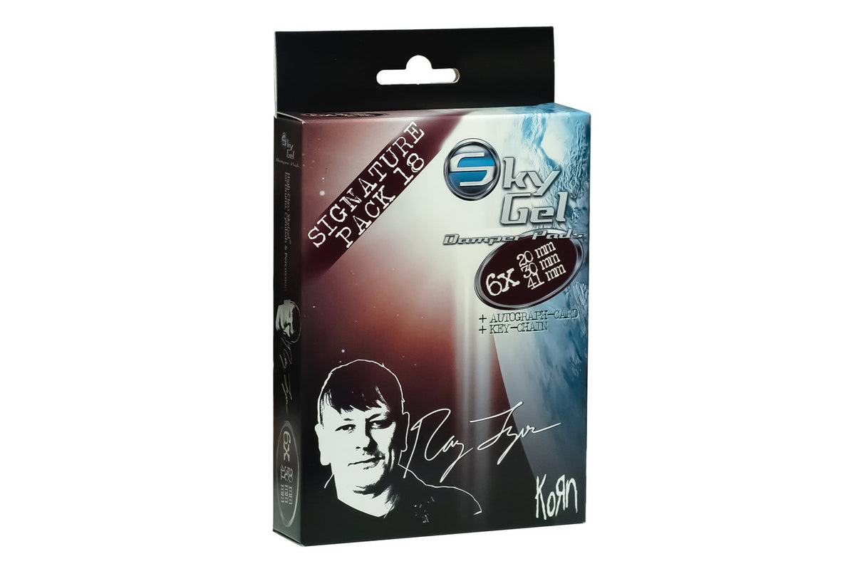 SKY Music dämppads Signature Edition Ray Luzier - vinröd (SG18RLWR)