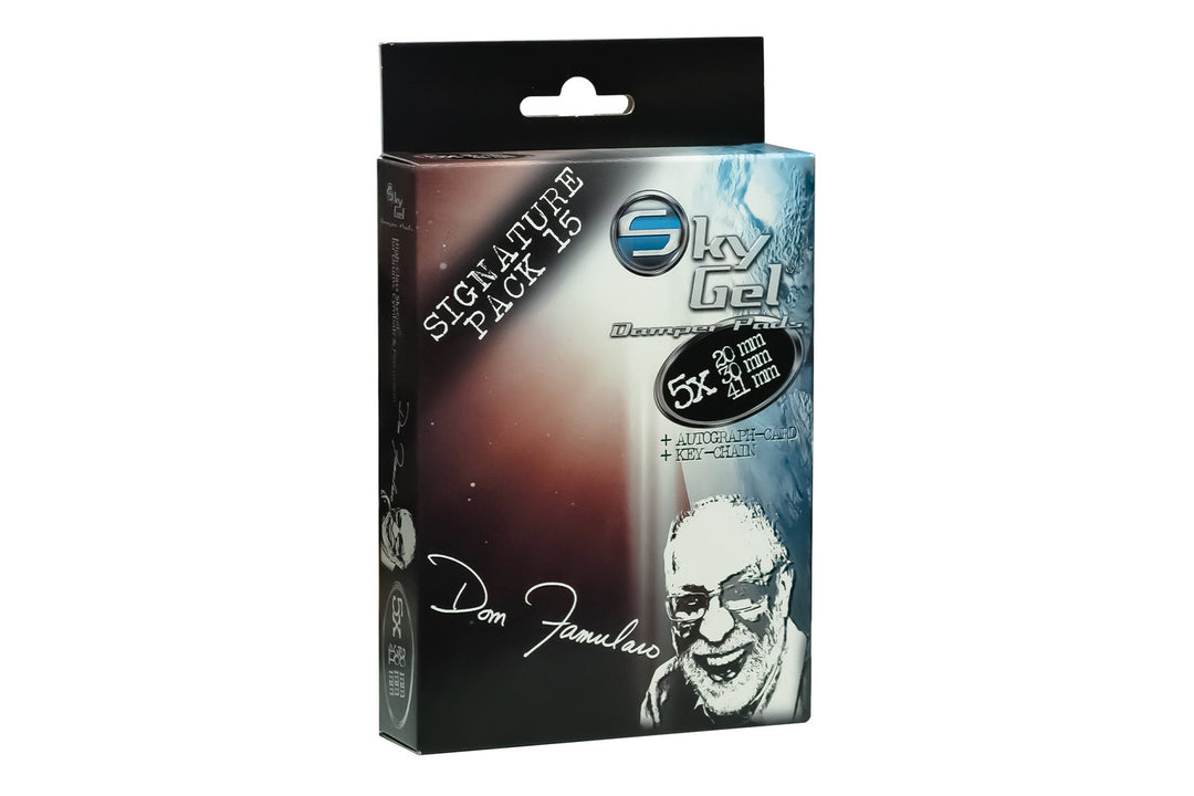 SKY Music Dämpkuddar Skygel Signature Edition Dom Famularo - Svart (SG15DFBK)