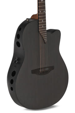Adamas E-akustiska Gitarrer 156SP-5-G Evolution Series Deep Cutaway - Natural Carbon Black (156SP-5-G)
