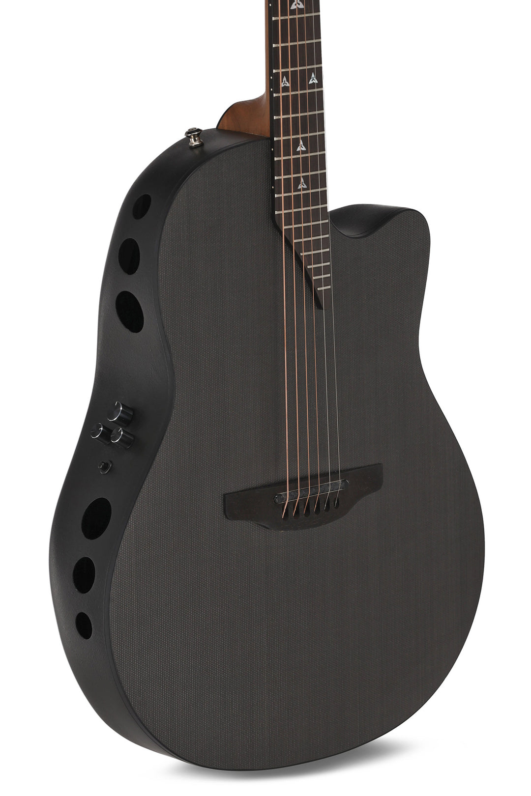 Adamas E-akustiska Gitarrer 156SP-5-G Evolution Series Deep Cutaway - Natural Carbon Black (156SP-5-G)