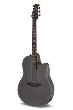 Adamas E-akustiska Gitarrer 156SP-5-G Evolution Series Deep Cutaway - Natural Carbon Black (156SP-5-G)