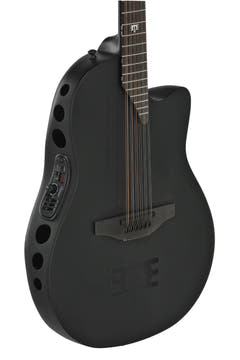 Adamas E-Acoustic Gitarrer 1598-MEIII Melissa Etheridge Signature Mid Cutaway 12-strängad - Black Satin (1598-MEIII)