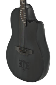 Adamas E-Acoustic Gitarrer 1598-MEIII Melissa Etheridge Signature Mid Cutaway 12-strängad - Black Satin (1598-MEIII)