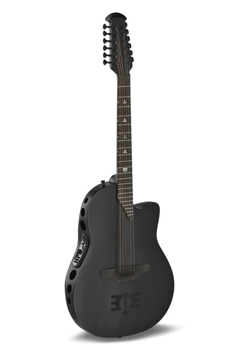Adamas 1598-MEIII elakustisk gitarrer, Black Satin