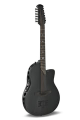 Adamas E-Acoustic Gitarrer 1598-MEIII Melissa Etheridge Signature Mid Cutaway 12-strängad - Black Satin (1598-MEIII)