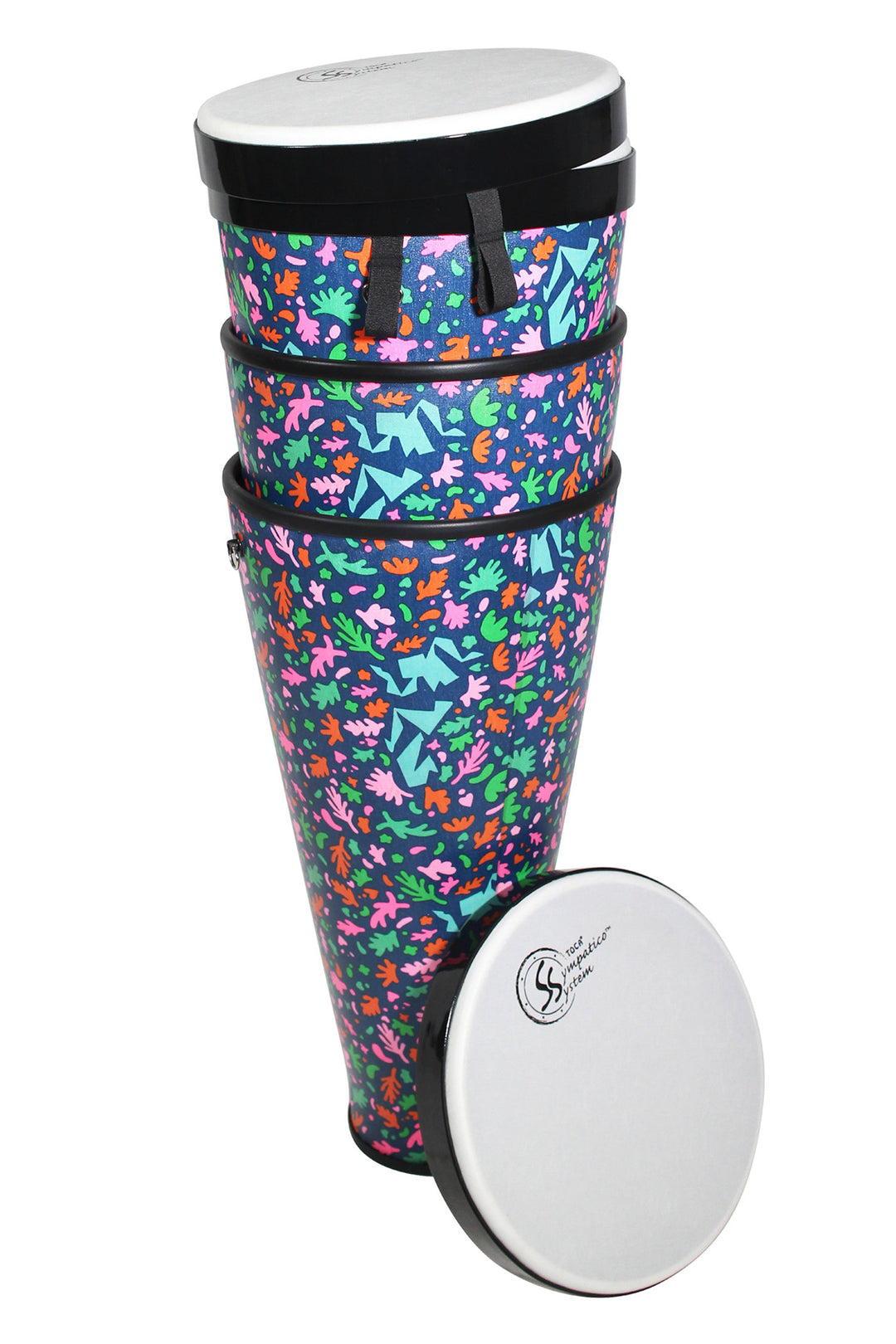 Toca Hand drum Sympatico Nesting Ashiko – TSSNA-3PCAD-FP (set med 3 delar)