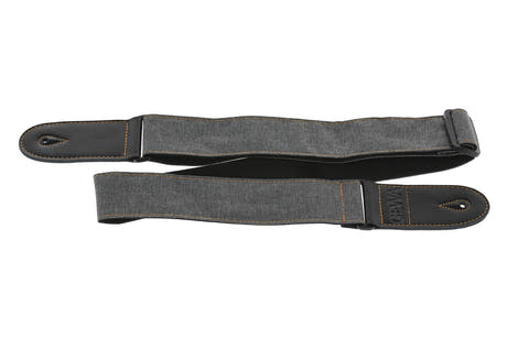 GEWA New Colours gitarrrem, steel grey, textil, 60 mm