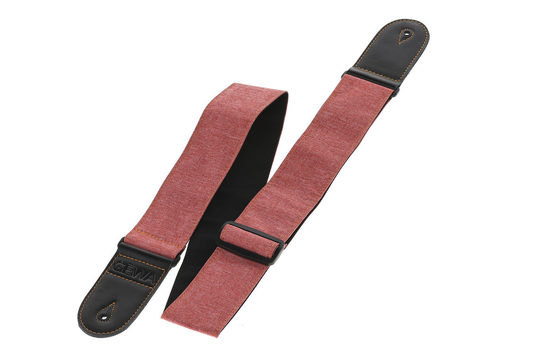 GEWA gitarrremmar New Colours - red berry (60 mm)