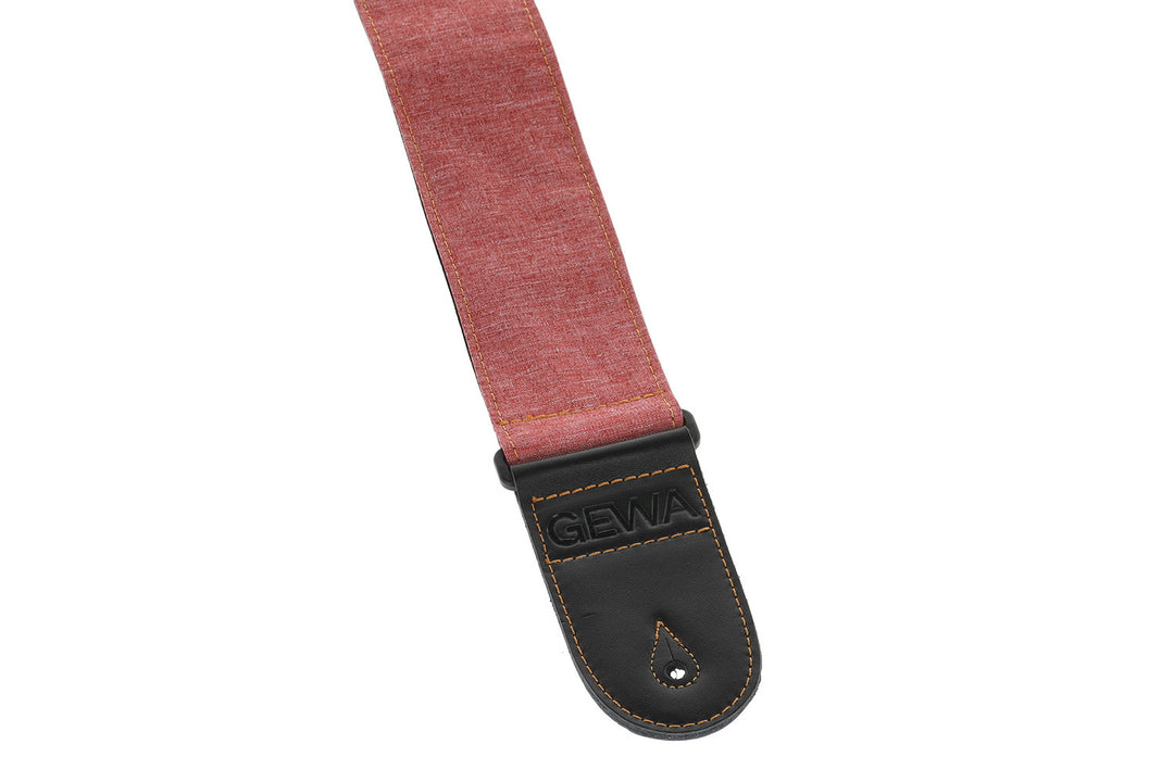 GEWA gitarrremmar New Colours - red berry (60 mm)