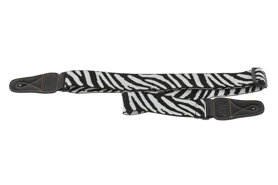 GEWA gitarrremmar GEWA Animal Edition - Zebra (50 mm)