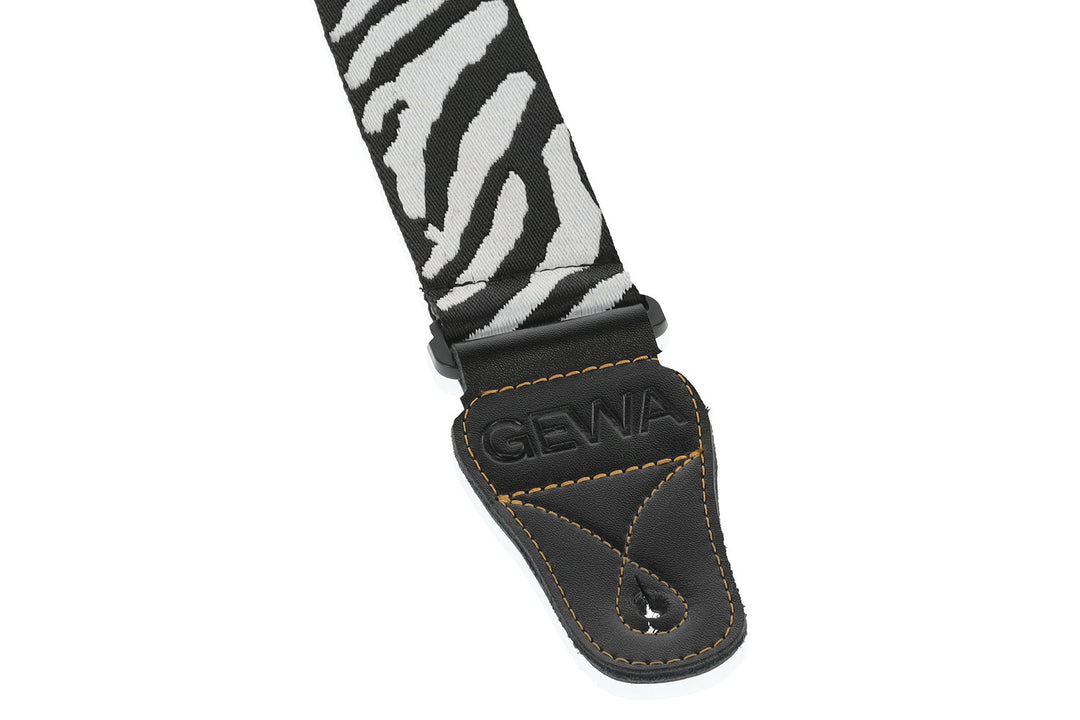 GEWA gitarrremmar GEWA Animal Edition - Zebra (50 mm)