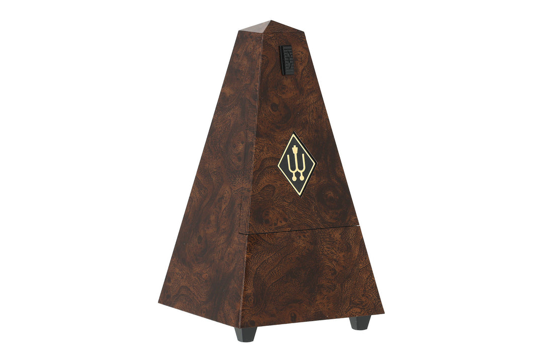 Wittner metronom i pyramidform - Root wood 855001