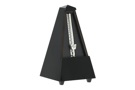 Wittner metronom i pyramidform - svart högglans 806