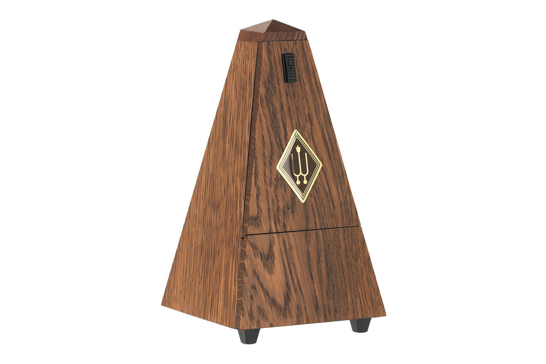 Wittner metronom i pyramidform - Ekbrun matt 808