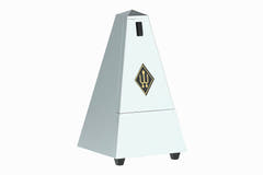 Wittner metronom pyramidform - Siver matt blank 845202