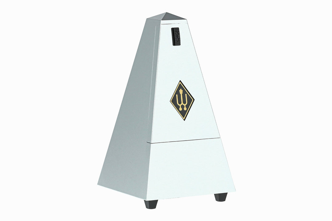 Wittner metronom pyramidform - Siver matt blank 845202