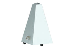 Wittner metronom pyramidform - Siver matt blank 845202